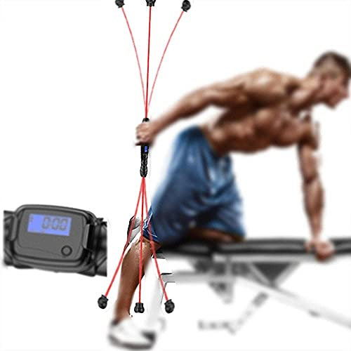 LIOYUHGTFY Fitness Schwingstab Elastische Fitnessstange Krafttraining Trizeps Muskeltraining Geeignet für Heimtraining Schulter Arm Brust und Taille Fitnessgeräte Bar Fitness 824(Color:Black)