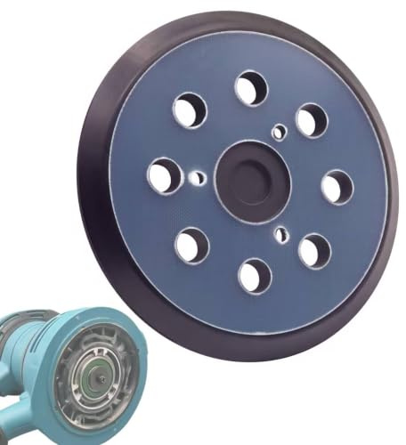 Almohadilla de repuesto de 5 pulgadas para lijadora orbital DeWalt DW4388, DW421, DW422, DW423, D26451, D26453, DW6423, compatible con Lijadora Orbital Makita BO5010, BO5030K, BO5031K, BO5041K