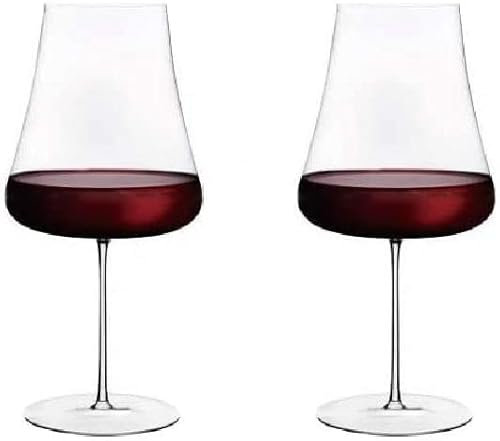 Habiba Weingläser Exquisite Rotweingläser, Elegante Kelchweingläser, können für Rot- oder Weißwein verwendet Werden, perfekt für Party-Hochzeitsfeiern Sauber
