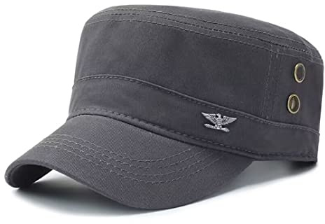 QICHEN Military Cap herr bomull army keps justerbar basebollkeps keps sommar lastbilshatt