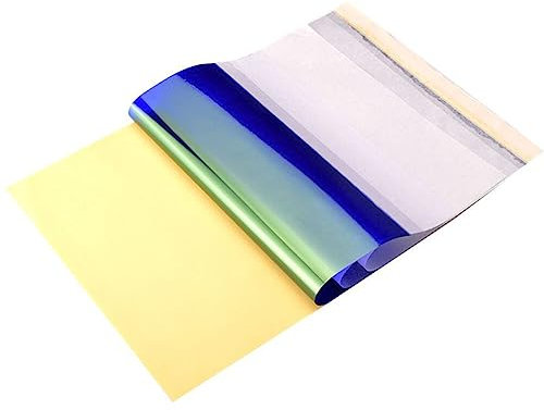 Beavorty 10stücke Transparentpapier Transferpapier Schablonenpapier Papier Für Motivübertragung Haut Und Manuelle Schablonenherstellung Kompatibel Mit Thermokopierer Oder Freihändiger