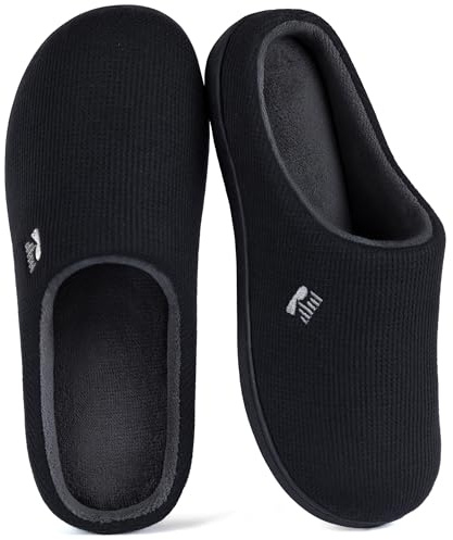 RockDove Chausson Original à Mémoire de Forme Deux Tons pour Femmes, 38/39 EU, Noir/gris