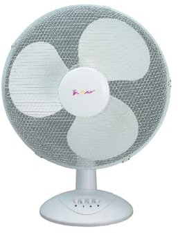Brightium Ventilatore da tavolo 40 cm, 45 W, con 3 velocità regolabili. Ideale per mantenere il tuo spazio fresco e confortevole in ogni stagione.