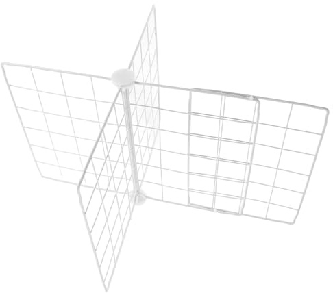 Luxshiny Divisores de Congelador de Hierro Ajustables Diseño de Rejilla Transpirable para Organizar Alimentos y Bebidas en Congeladores y Refrigeradores