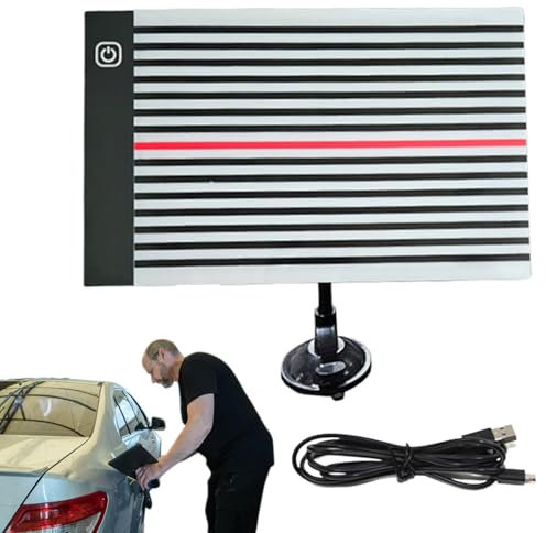 Carte de réflecteur dentère, lumière de réparation de bosse - LED de la carte de réflecteur USB - Outil de réflexion, éclairage de réparation automobile professionnel avec ajustement à trois vitesses