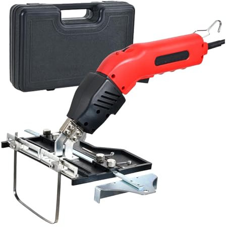 Hot Wire Foam Cutter - Heat Up to 500°C in 5-8 Seconds, 12'' Bendable Blade for Circular, Square, and V Grooves