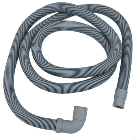 Flexible Drain Hose Extension 11 52M for Washing Machines and Dishwashers PP Material Designed to Fit 20MM to 23MM Elbow and Outlet Pipes (2m)