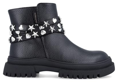 Garvalín Töjboots Med Nitar För Flickor Size 34 Color Svart