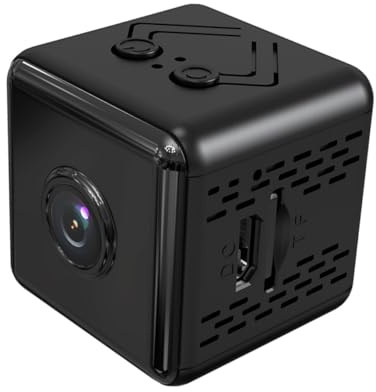 LABRIMP Cámara IP WiFi 1080P Visión Nocturna Infrarroja y Sensor de Movimiento Cámara Inalámbrica Mini para Vigilancia Doméstica y Exterior Notificaciones de Alarma Real