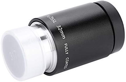 Plossl-Okular für Teleskope, 32 mm, mehrfach beschichtet, 1,25 Zoll, Astronomielinse mit Filtergewinde für Mond, Planeten und Sternhaufen, 52° Weitwinkel‑Sichtfeld und Langer