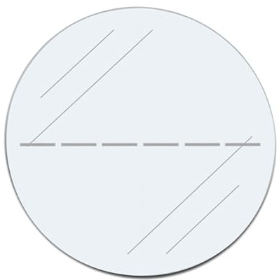 KLEBESHOP24 Verschlusspunkte perforiert, Ø 25 mm, 5000 Stück, transparent | Siegeletiketten selbstklebend