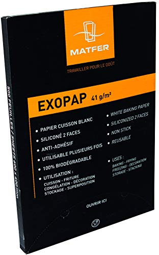 Matfer Bourgeat Exopap Silicone Nonstick Baking Paper, 23 3/4x15 3/4, Box of 500