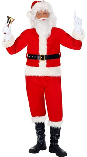 W WIDMANN MILANO Party Fashion - Costume pour enfants Père Noël, Saint Nicolas, déguisements de carnaval, fête à thème