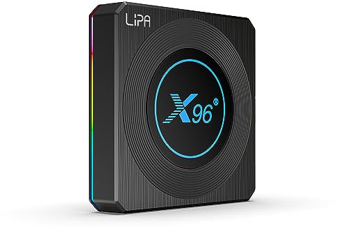 Lipa X96 X4 TV-Box 4/64 GB Android 11 - Mediaplayer mit Kodi, Netflix und Playstore- 6K- und 4K-Decover