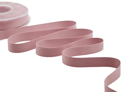 Furlanis - Doppio Raso Opaco, Nastro per Decorazioni, Pacchi Regalo, Bomboniere - Rosa Antico, 15 mm x 20 m