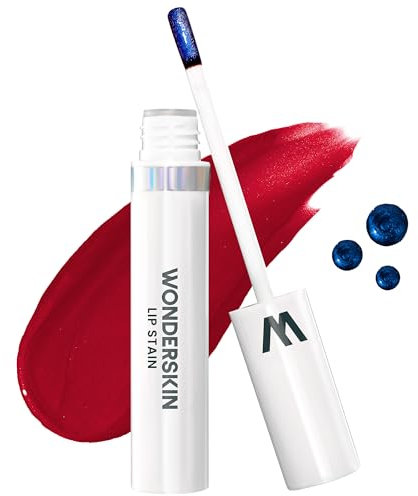 Wonderskin Wonder Blading Lip Stain Peel Off Masque – Teinte À Lèvres Rouge Longue Durée, Imperméable Et Résistante Au Transfert, Finition Mate (Divine Masque)
