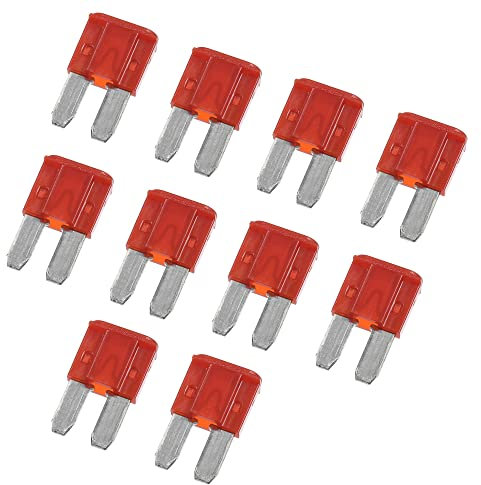 A ABSOPRO 10pz 10A 10Amp Auto Lama Fusibili per Barca Camion Moto Rosso