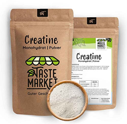 1 kg Creatine Monohydrat Pulver | Kreatin | vegan | 100% Kreatin Monohydrate ohne Zusätze | Geschmacksneutral