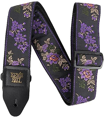 Ernie Ball Classic Jacquard Guitar/Bass Strap - Lavender Blossom