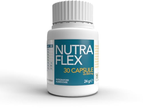 NUTRA FLEX 30cps da 800mg-Glucosamina – Condroitina - MSM- Fortigel - Boswellia –D3 -Selenio-Vitamina C-PER IL BENESSERE DELLE ARTICOLAZIONI.