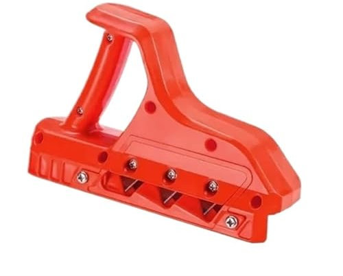 Elektrischer Hobel, Gipskarton-Schnellschneider, Anfashobel, Handhobel, Holz, Gipskarton, Kantenhobel, Trockenbaukanten-Fase-Trimmwerkzeug,Elektrischer Holzhobel(Rood)