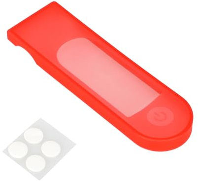 Wivplex Dashboard Waterproof Cover, for Xiaomi, 4 Ultra Electric Scooter Display Screen Circuit Board Protect Silicone Cover Accessories E-Scooter Dashboard(Red Cover)