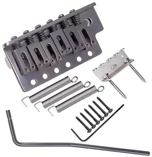 Left-Handed Guitar Lefty Tremolo Bridge System For Strat Electric Guitar (Black)