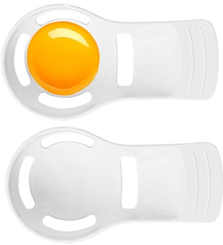 Separatori di uova per tuorlo - Strumento separatore di uova di cillsione di uova di piccole dimensioni | Utensili pratici per uova da cucina con filtro per ristorante domestico