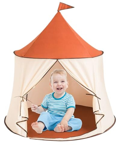 Inomhustält för barn, tält för barn, Flickor Playhouse Play Castle, Tent Girls Playhouse barn Castle Toy for Children inomhus och utomhusspel