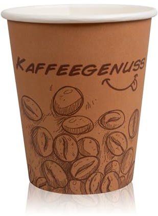 MH QUALITY Taza de café para llevar 100 ml, 100 vasos de papel desechables de alta calidad, sin tapa, taza de café para llevar