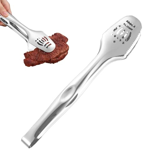 Tenacillas De Cocina Acero Inoxidable,Pinzas Resistentes Al Calor De Acero Inoxidable - Pinzas Para Pan - Para Servir Freír Pasta Ensalada Emplatar Pastel Barbacoa Pan Buffet Restaurante Cocina