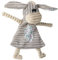 HUNTER HUGGLY BLANKET DONKEY, Hundespielzeug, Plüsch, Kuscheldecke, Esel, 27 cm, grau