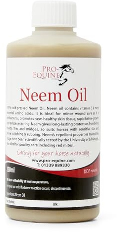 Pro-Equine Neem Oil 250ml multi-purpose horse skincare | Best quality