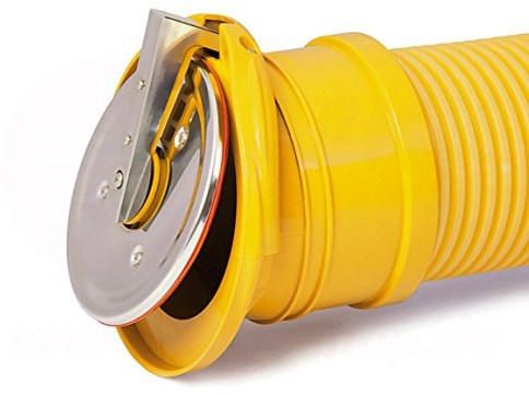 Rückstauklappe Dränagerohr Ø 72-200 mm (MKK-ZBKDR) Froschklappe Auslaufstüc...