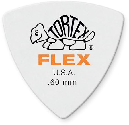Jim Dunlop Tortex® Flex™ Triangle Pick .60MM - 6 Pack