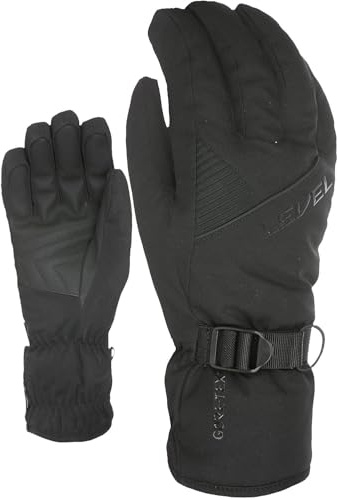 Level Trouper Gore-Tex - Guanti Sci Uomo Impermeabili con Polsino Regolabile, Guanti Invernali Termici Uomo Protettivi, Antivento e Traspiranti, Ideali sulla Neve e nella Stagione Fredda - 1 Paio