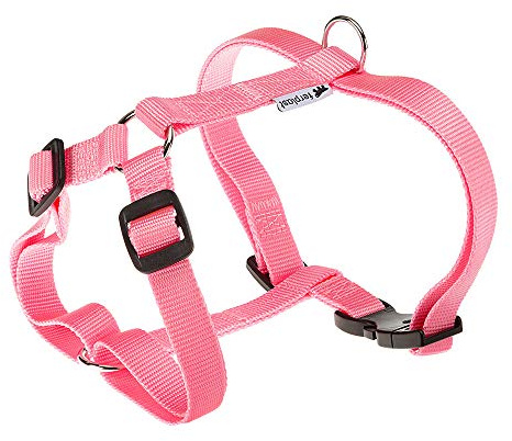 Ferplast Harnais Chien Grande Taille Champion L, Harnais pour Chien Ajustable en 3 Points, Facile à Porter, Poitrine 50-82 cm. Rose