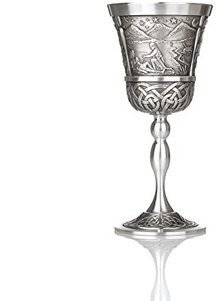 Eburya Mythical Ireland - Na Fianna - irischer Weinkelch - Zinn & keltische Motive