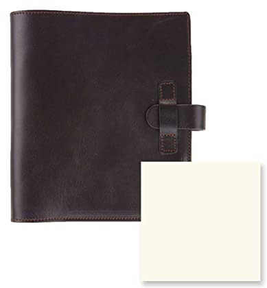 ATOMA - Notizbuch System - Pur - A5+ - braun - Blanco