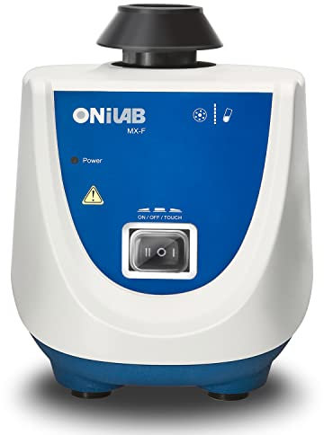 ONiLAB Lab Vortex Mixer mit Touch Start und kontinuierlichen Modi, Lab Vortexer für Rohre, Nagellack, Wimpernklebstoffe und Hobbyfarben Mischen, 3000 RPM, schließen Extra 120pcs 7/32in Mischkugeln ein