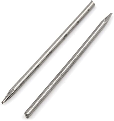 Design61 50x Stahlstifte Stahlnägel Sockelleistenstifte Nagel 2 x 50 mm ohne Kopf Blank