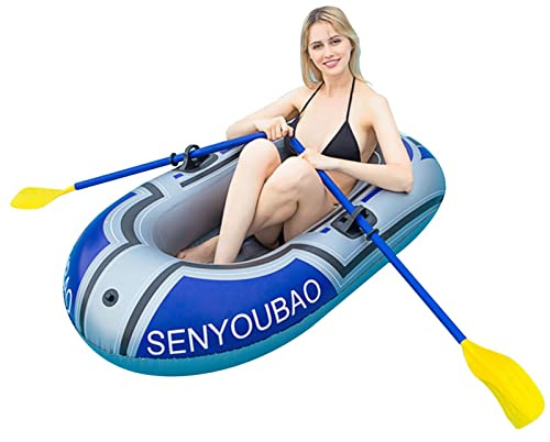 Rianpesn Aufblasbares Fischerboot | Schwimmbecken Schwimmboot faltbar,Sommer-Pool- -Lounge-Floß-Dekorationsboote für Kinder und Erwachsene