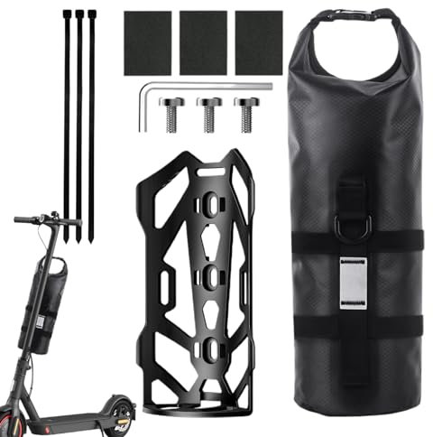 Ceolup Borsa per forcella anteriore per bici, Borsa per forcella per bici - Portabici e borse per bici da 5 litri,Borsa multiuso per forcella da bici con strisce riflettenti per la guida in città