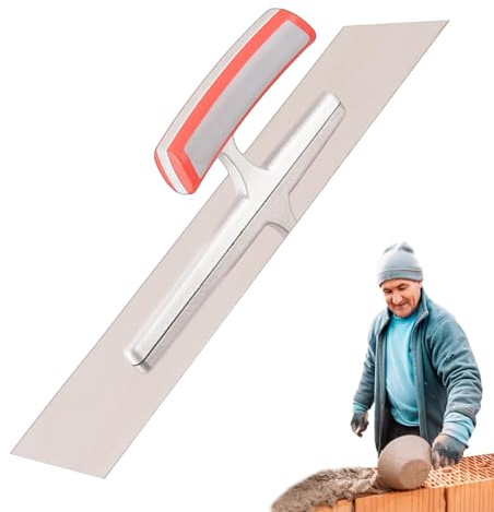 Zementkelle, Gipskelle, flache Putzkelle mit weichem Griff, leichte Poolkelle für Sheetrock, Wandplatte, Gipskarton, Fliesen