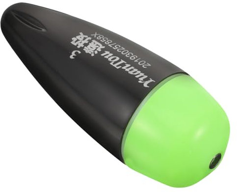 iplusmile Night Fishing Electronic Bobbers Green Head 3.0 Lighted Floating Fishing Floats for Night Angling