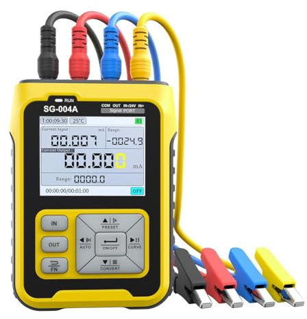 Generador de señal de voltaje actual, SG-004A Mini Multi-función Handheld Signal Generator Voltaje y Calibrador de corriente, 4-20mA