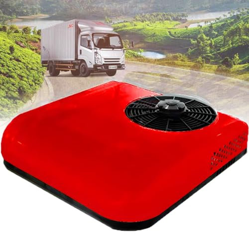 Aire acondicionado de techo para autocaravana, miniunidad todo en uno, con sistema split para cabina de camión, alta eficiencia de calefacción y refrigeración, bajo nivel de ruido, fácil de instalar