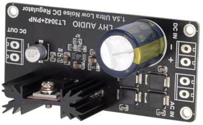 VlHpnpe LT3042 - Módulo de fuente de alimentación regulada lineal de bajo ruido de 1,5 A para decodificación de sonido, amplificador de potencia, 5 V, 12 V, bajo ruido, regulador de alta precisión