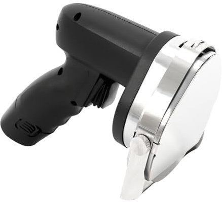 Kebap Schneidemaschine Profi, Edelstahl Fleischschneider Mit Kupfermotor, 80W Leistung & 60kg/H Schnittleistung, Dickenverstellung 1-8mm, Für Shawarma, Döner, Gyros, Kabellos & Sicher