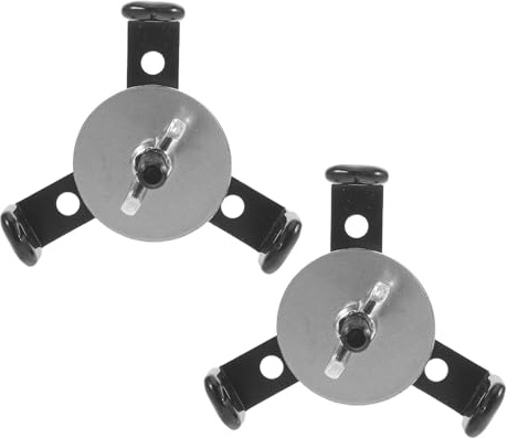 Happyyami 2 Sets Unsichtbare Wandhalterung für Football und Kleiner Helme aus Robustem Aluminium Universelle Kompatibilität zur Präsentation und Schutz in Sport und Sammlungsräumen
